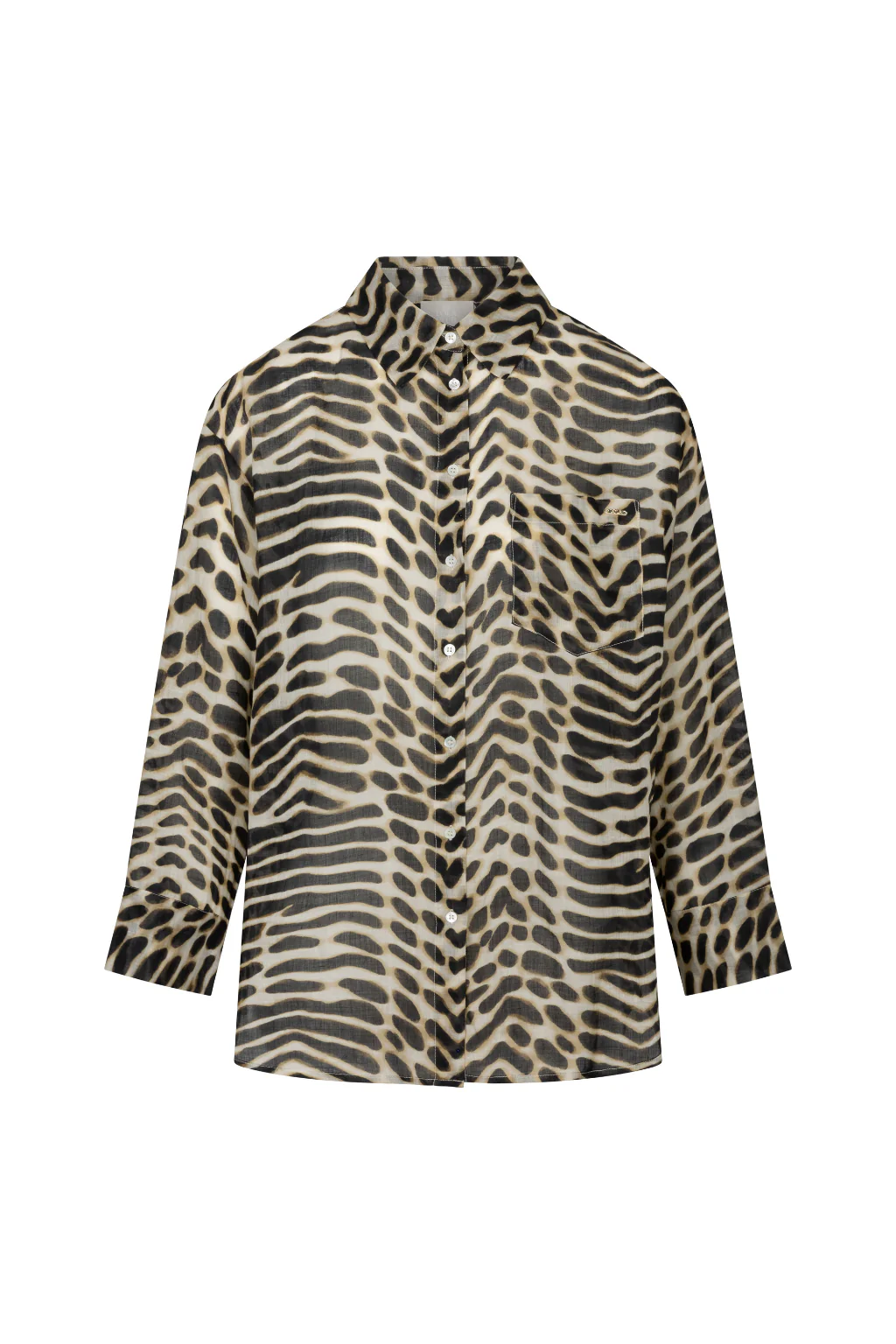 Amara Blouse | Animal Black