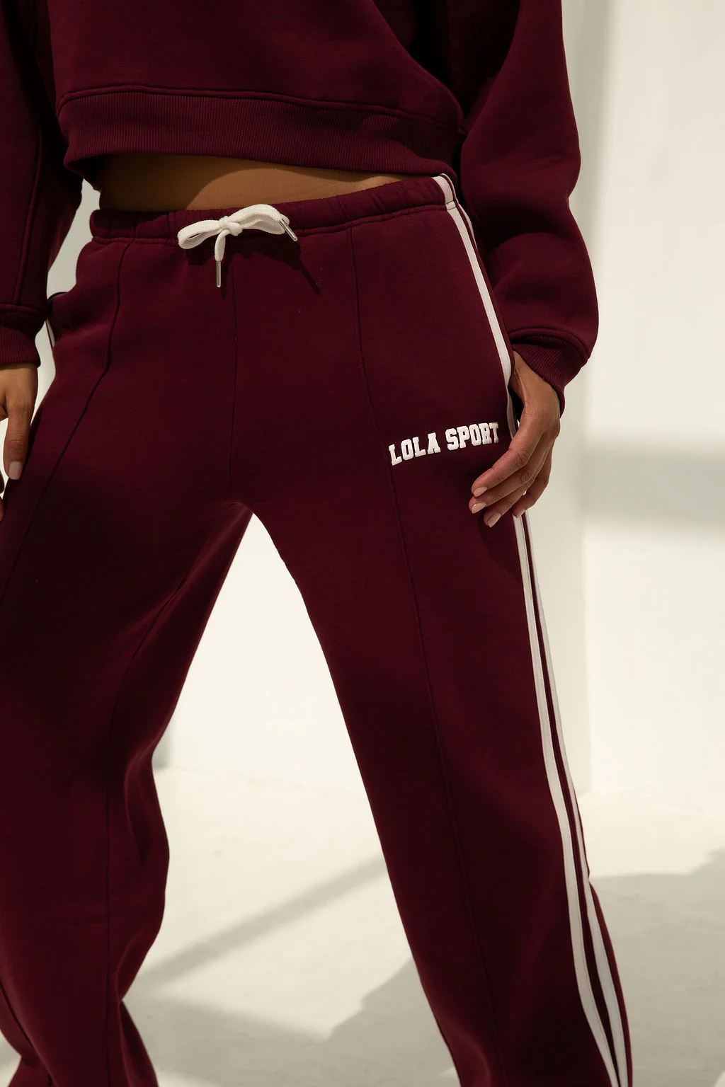 Jade Pants | Cherry Red