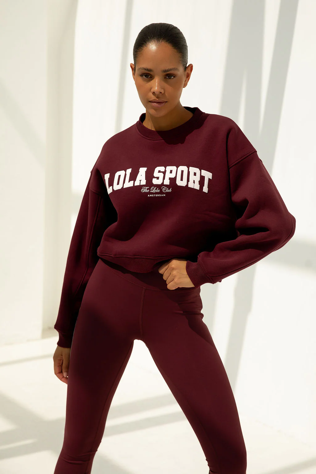 Jade Sweater | Cherry Red