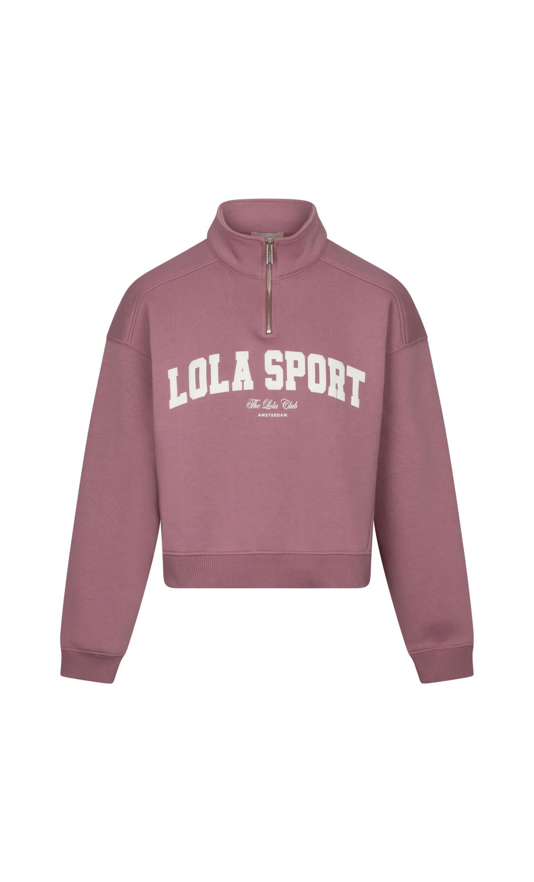Jayla Half Zip Sweater | Mauve - Image 3