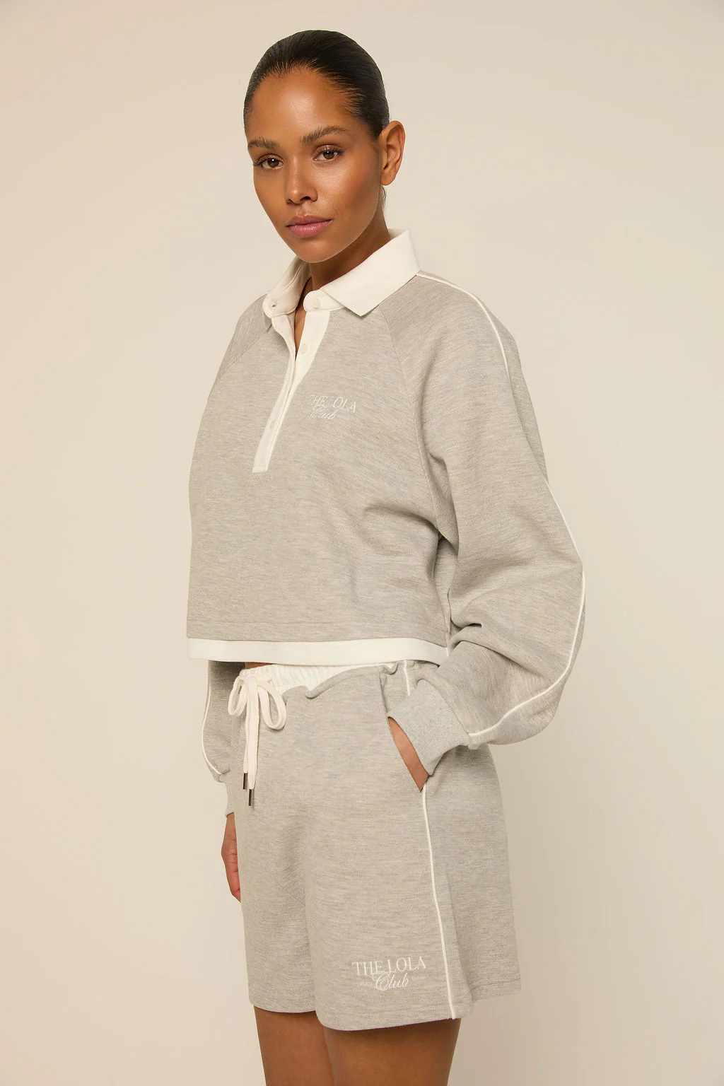 Kaya Polo | Light Grey Melange - Image 2