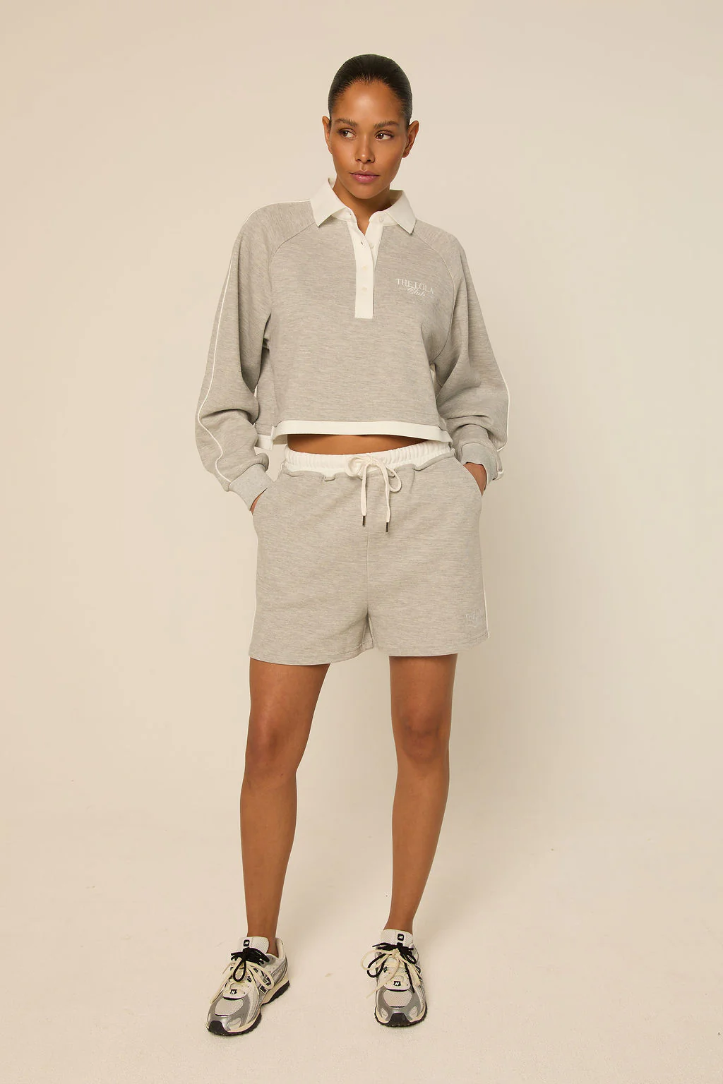 Kaya Polo | Light Grey Melange - Image 3