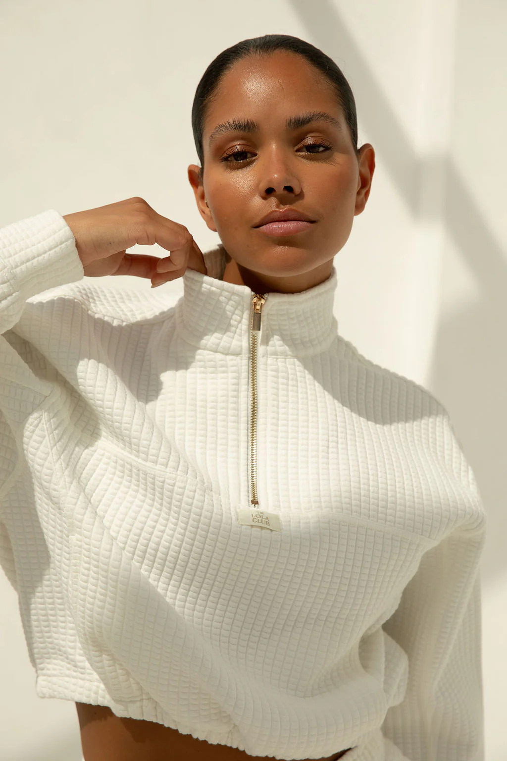 Lena Halfzip | White - Image 8
