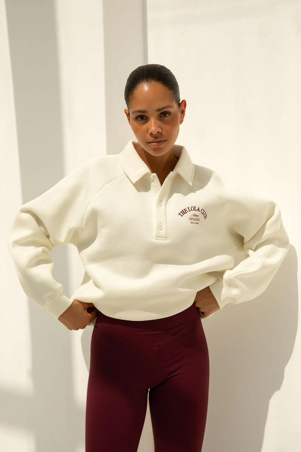 Maya Polo Sweater | Cream - Image 4