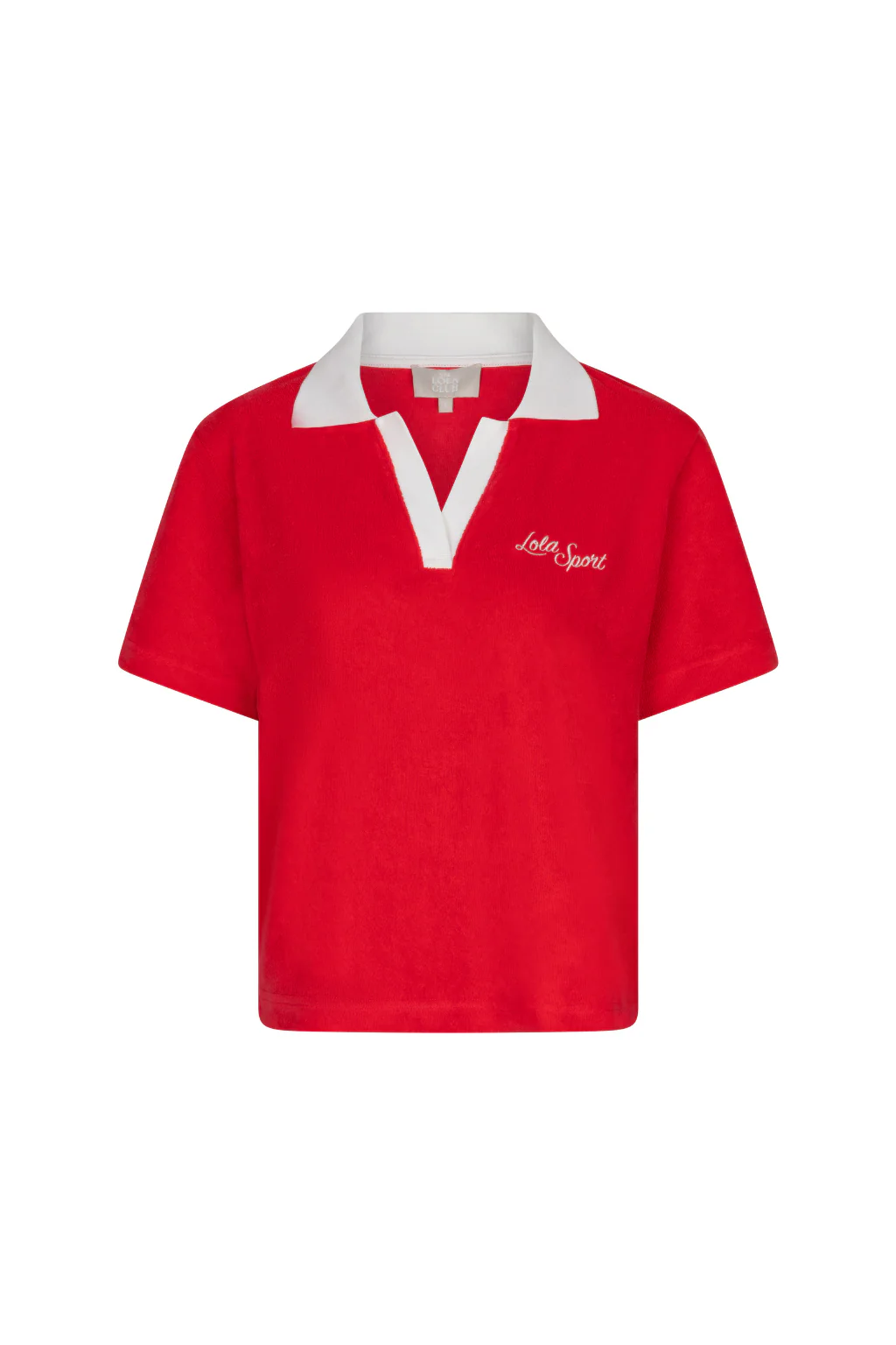 Teddy Polo Tee | Red - Image 3
